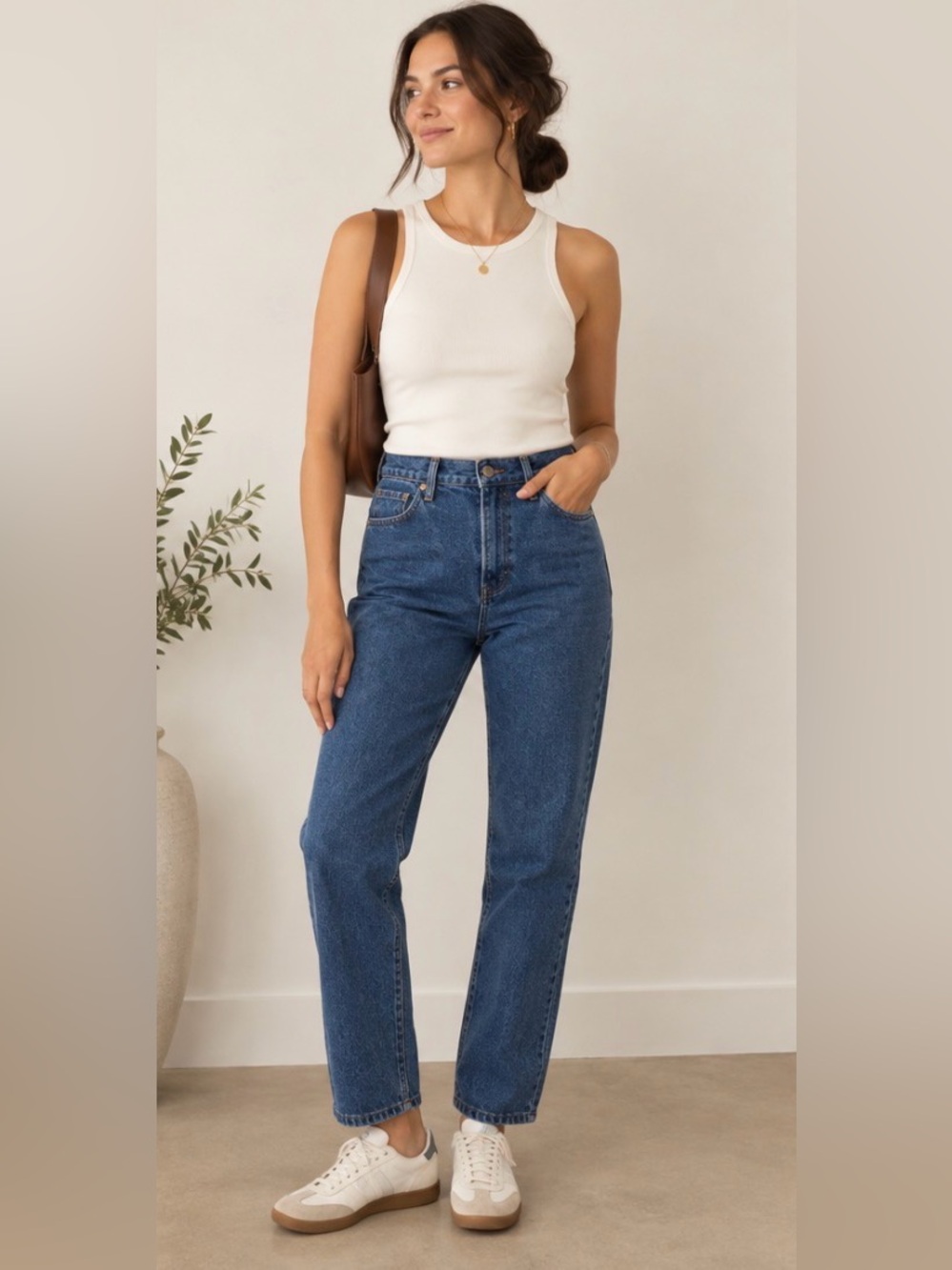 Vintage Sasson Jeanswear High-Rise Dark Blue Women’s Jeans